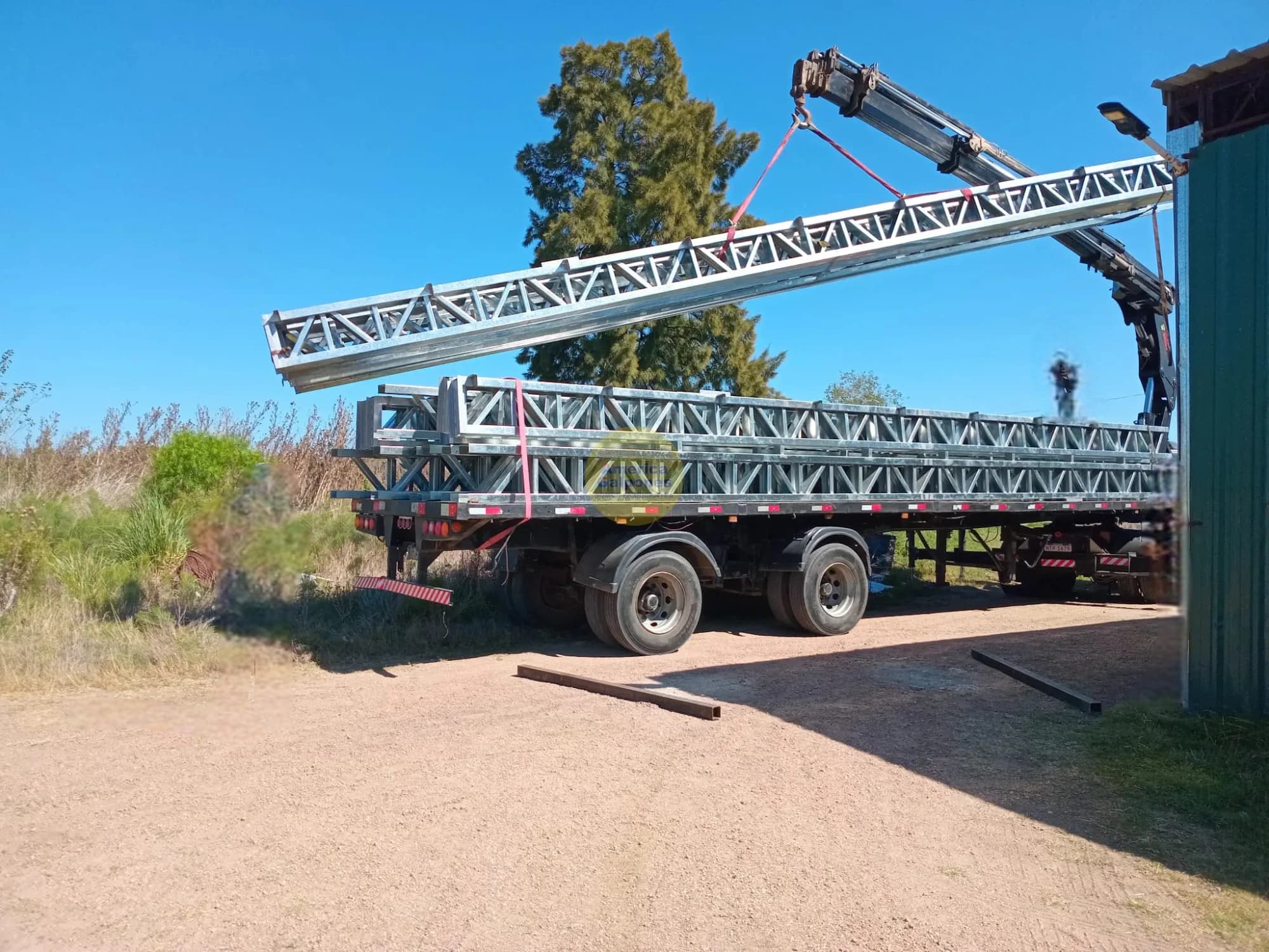 Estructura de galpón - Vista 1